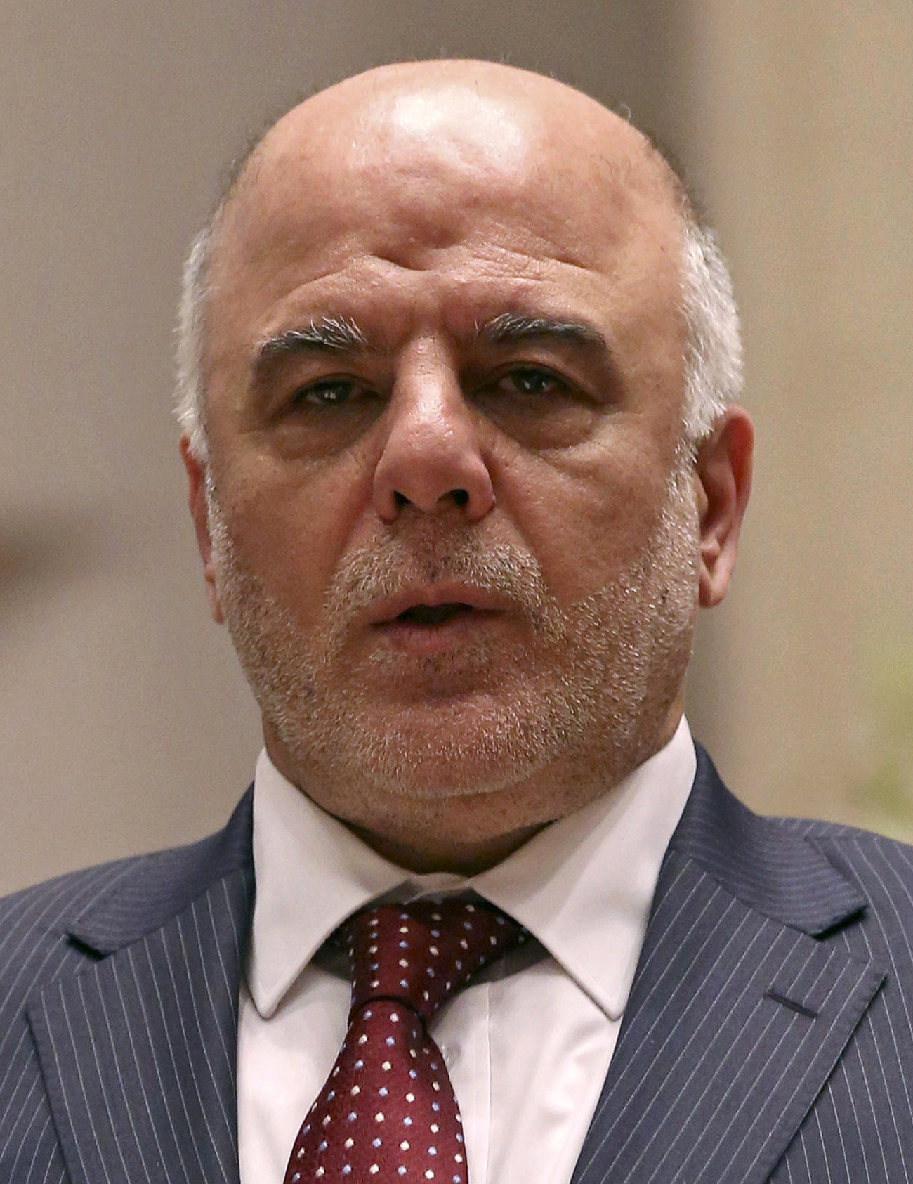 رئيس الوزراء العراقي والقائد العام للقوات المسلحة حيدر العبادي