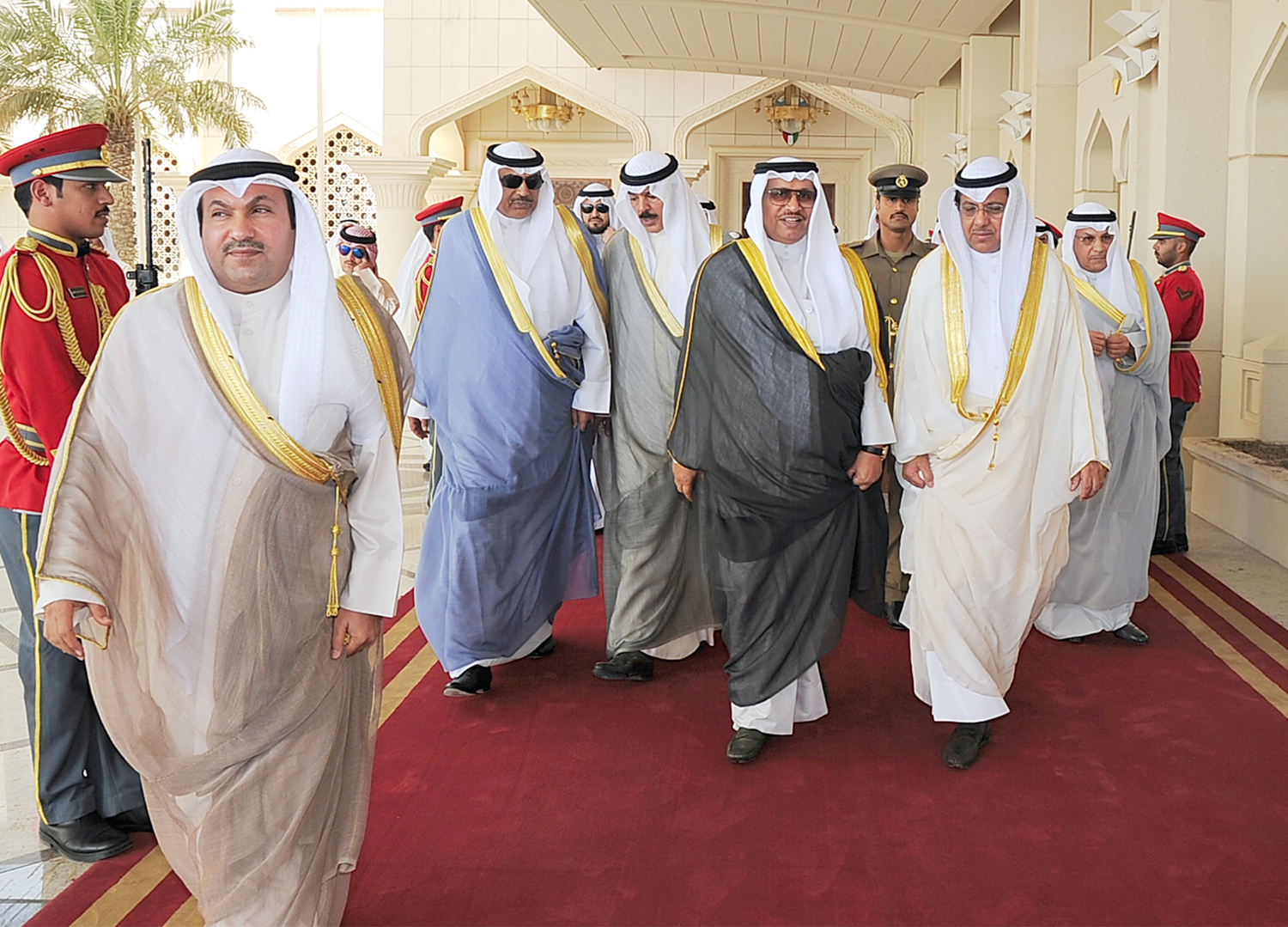 His Highness the Prime Minister Sheikh Jaber Al-Mubarak Al-Hamad Al-Sabah leaves for New York