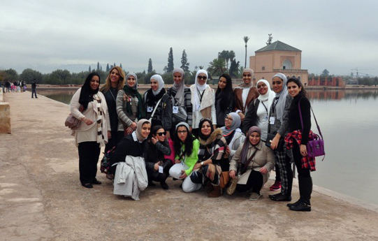 KFAED-sent students take sightseeing tour in Marrakech