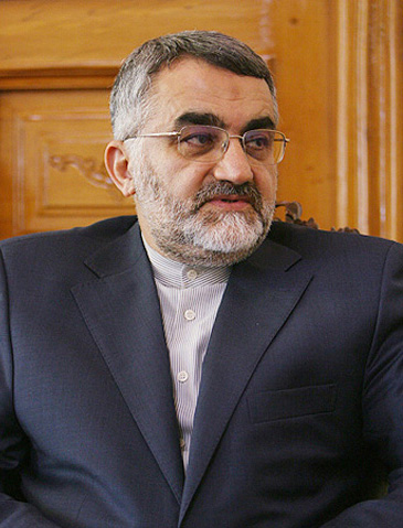 رئيس لجنة الامن والسياسة الخارجية في مجلس الشورى الايراني علاء الدين بروجردي