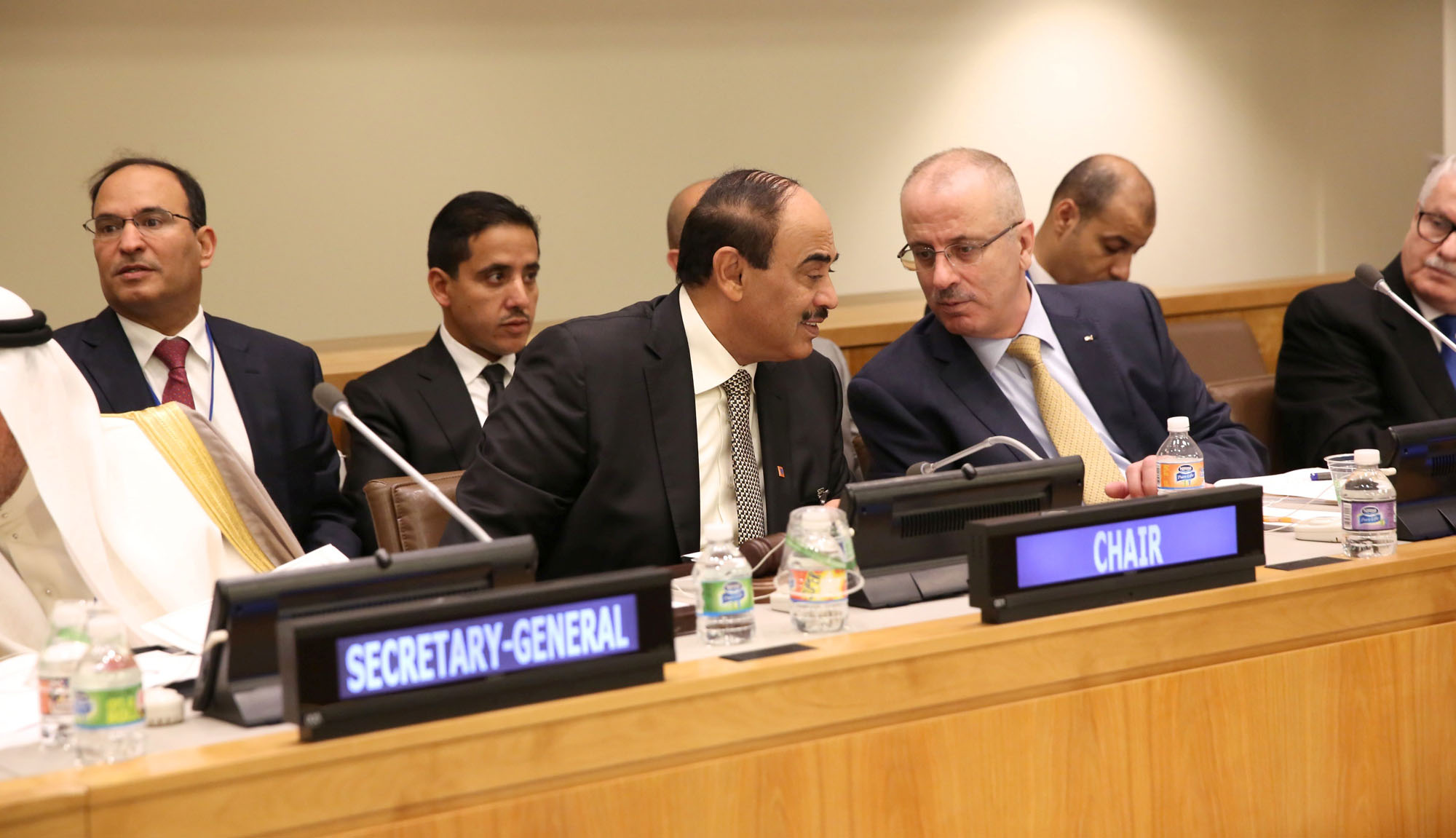 First Deputy Premier and Foreign Minister Sheikh Sabah Khaled Al-Hamad Al-Sabah during a ministerial meeting of the Organization of Islamic Cooperation (OIC)