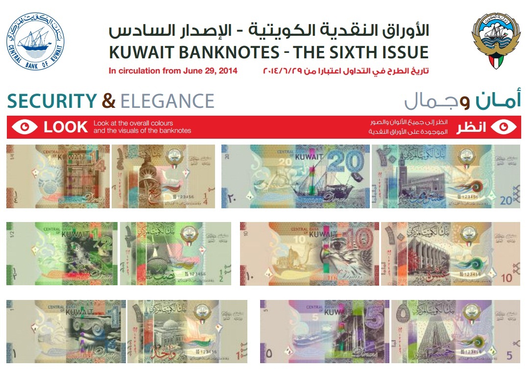 The sixth issue of the Kuwaiti Dinar