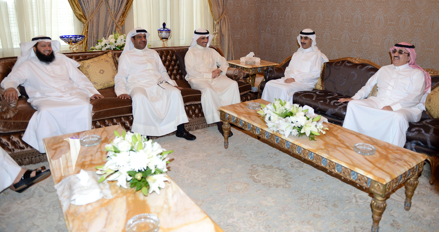 Kuwaiti Ambassador to Saudi Arabia Sheikh Thamer Jaber Al-Ahmad Al-Sabah during a luncheon banquet honoring National Assembly Speaker Marzouq Ali Al-Ghanim