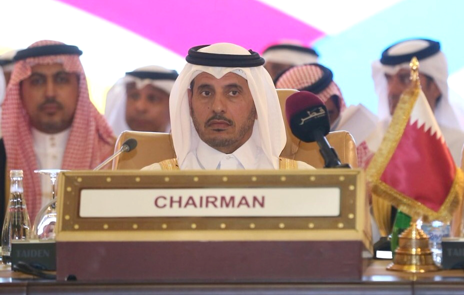 Qatar's Prime Minister and Minister of Interior Sheikh Abdullah bin Nasser bin Khalifa Al-Thani