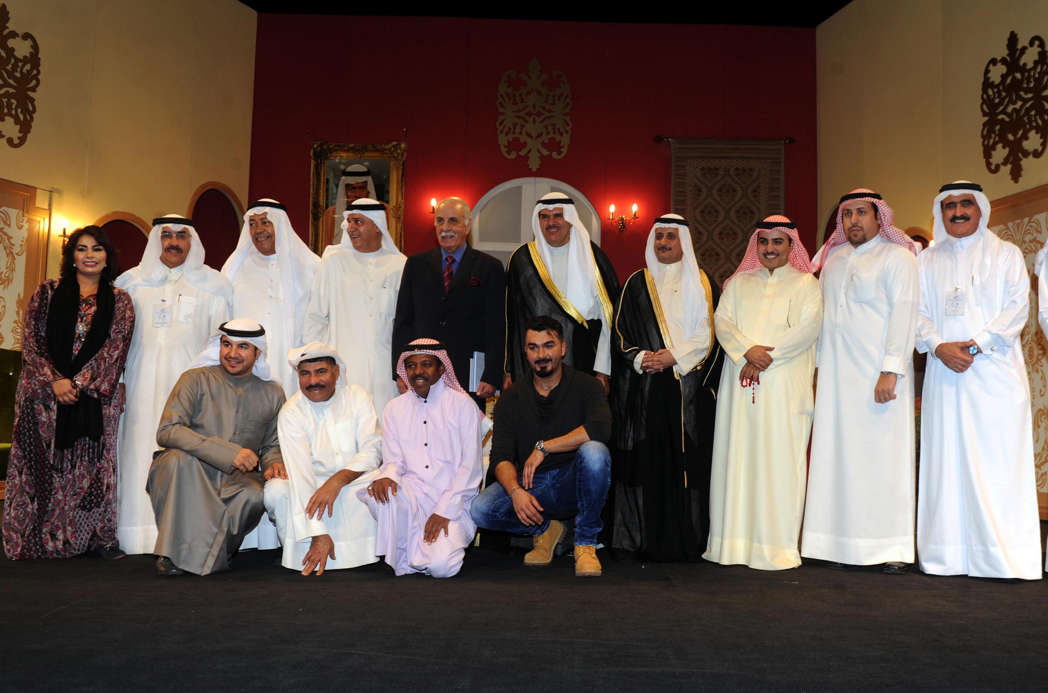 Minister of Information and Minister of State for Youth Affairs Sheikh Salman Al-Sabah during the 16th Kuwaiti Theater Festival