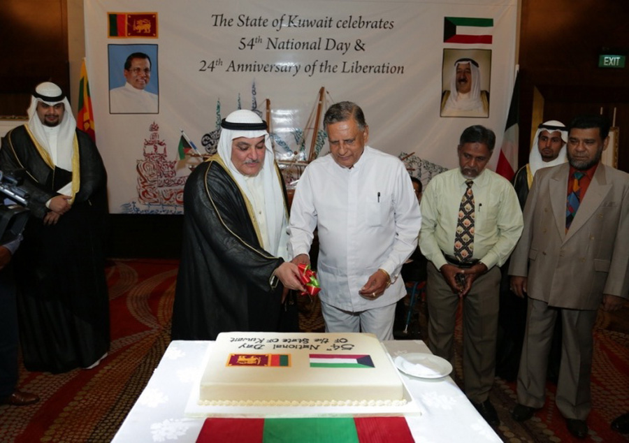سفارة دولة الكويت لدى سريلانكا تقيم حفلا بمناسبة الأعياد الوطنية
