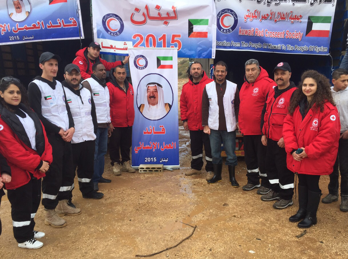 KRCS delivers relief aid to 1,000 Syrian refugees in S. Lebanon
