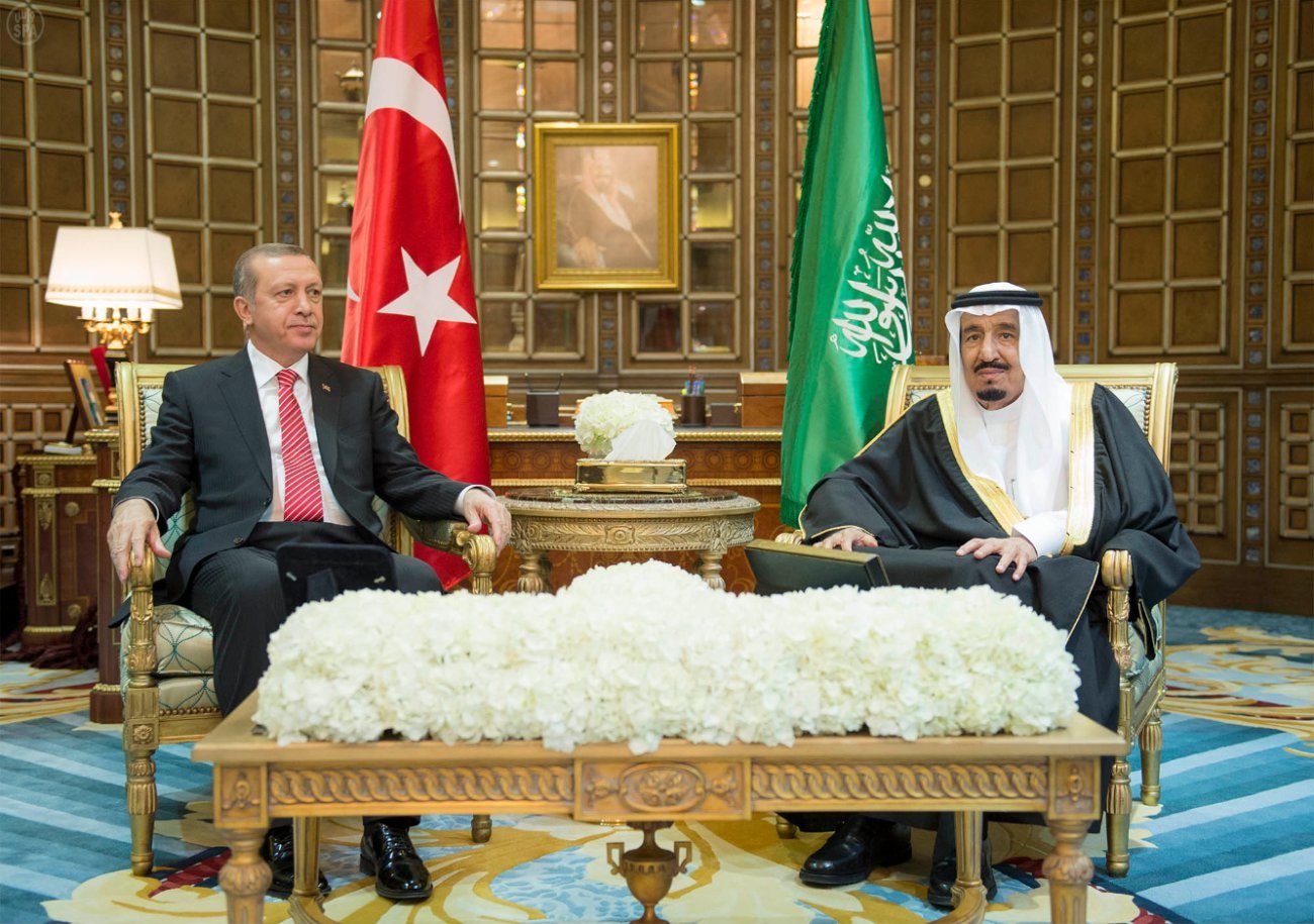 Saudi King, Turkish Pres. hold talks in Riyadh