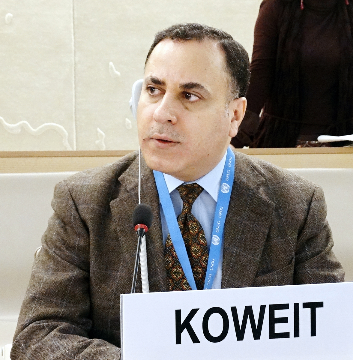 مندوب الكويت الدائم لدى الامم المتحدة والمنظمات الدولية السفير جمال الغنيم