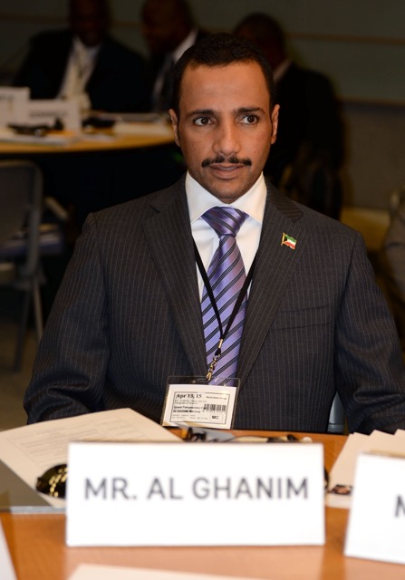 National Assembly Speaker Marzouq Al-Ghanim representing Kuwait in The Global Parliamentary Conference
