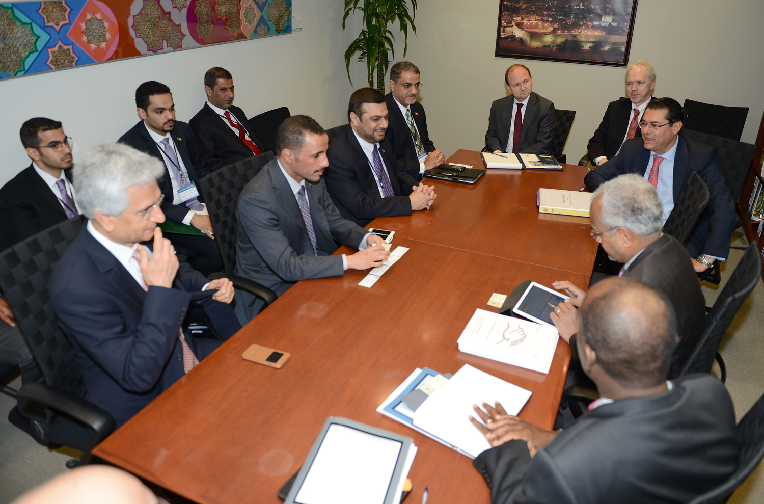 National Assembly Speaker Marzouk Al-Ghanim meets with World Bank's Chief Economist Shantayanan Devarajan