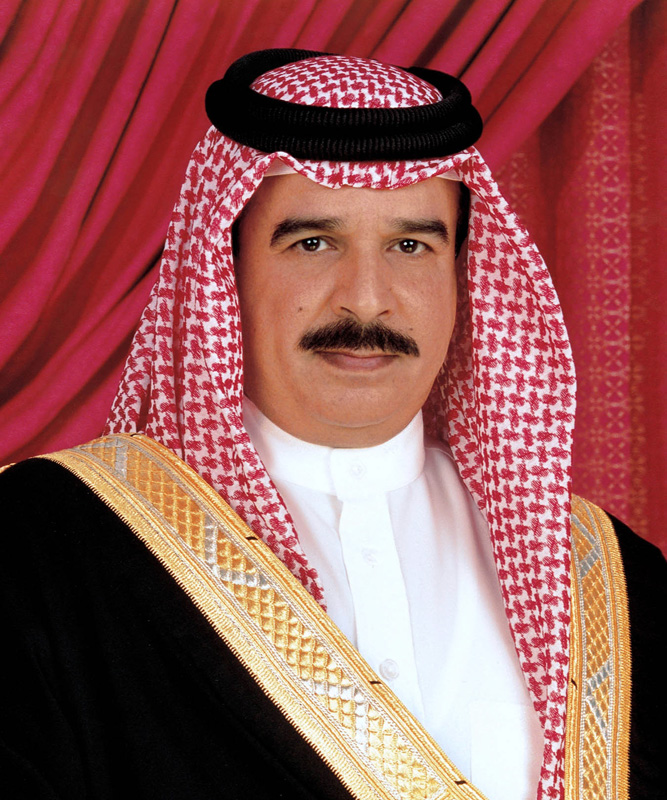 Monarch of the Kingdom of Bahrain, King Hamad bin Isa Al-Khalifa