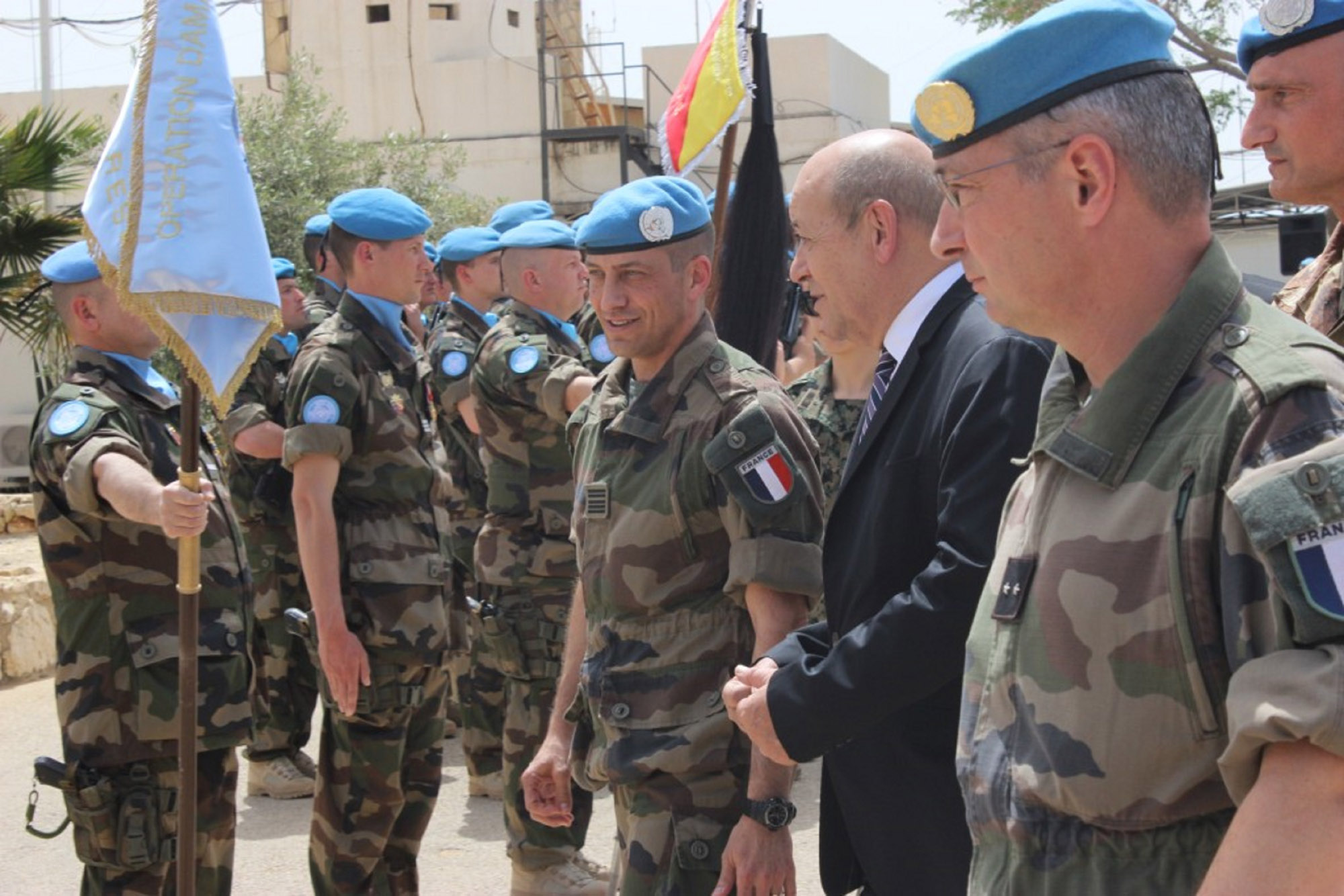 French Minister of Defense Jean-Yves Le Drian