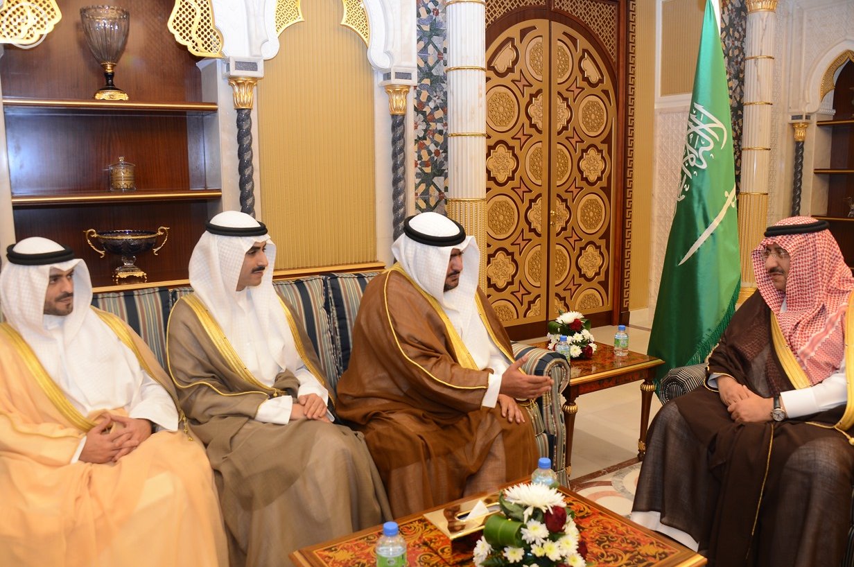 Saudi Deputy Crown Prince and Second Deputy Premier and Minister of Interior Prince Mohammed bin Naif bin Abdulaziz met visiting Chief of Kuwait's National Security Apparatus Sheikh Thamer Ali Sabah Al-Salem Al-Sabah