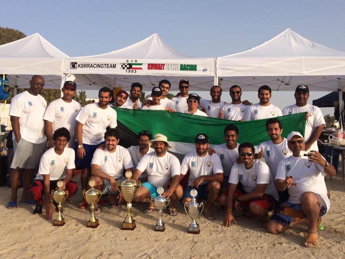 A Kuwaiti team partaking in the UAE Jet Ski championship scored some major wins at the finale of the race