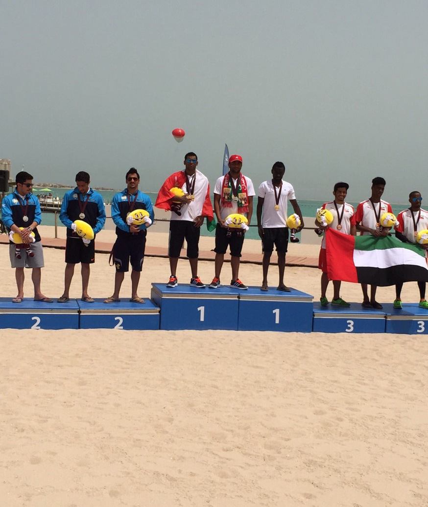 Kuwaiti team wins medals in the 2nd GCC Beach Games