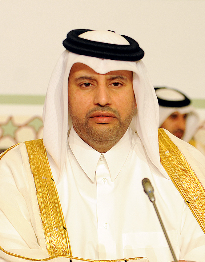 وزير الاقتصاد والتجارة القطري الشيخ احمد بن جاسم آل ثاني