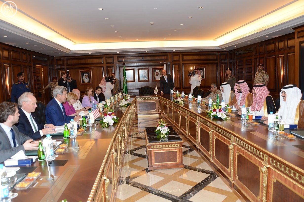 Saudi Crown Prince meets visiting US Secretary of State