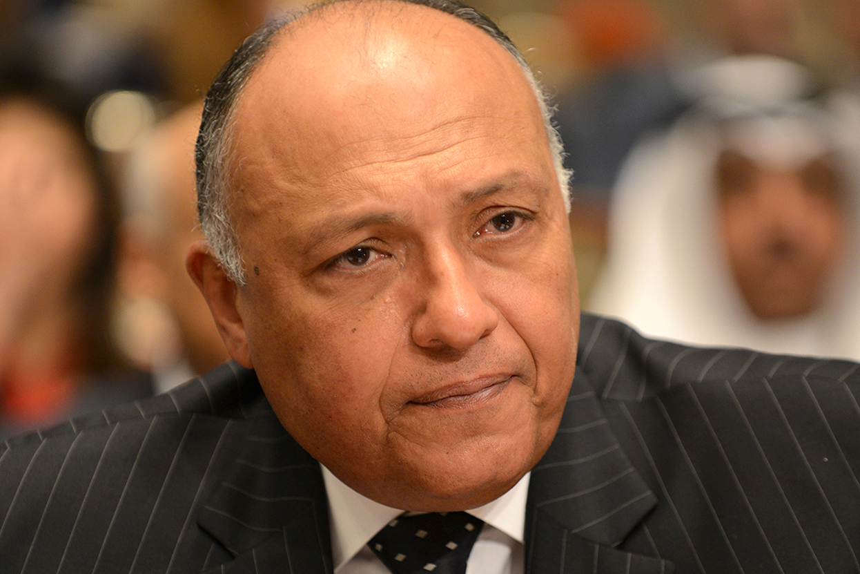 Egyptian Foreign Minister Sameh Shukry