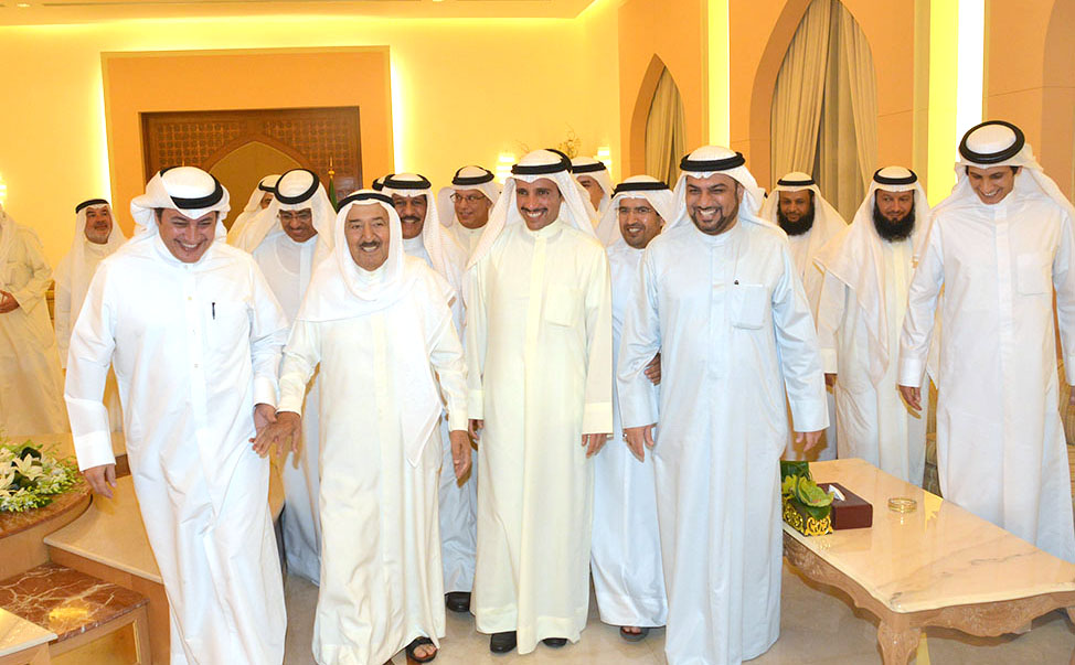 His Highness the Amir Sheikh Sabah Al-Ahmad Al-Jaber Al-Sabah holds Iftar banquet for officials