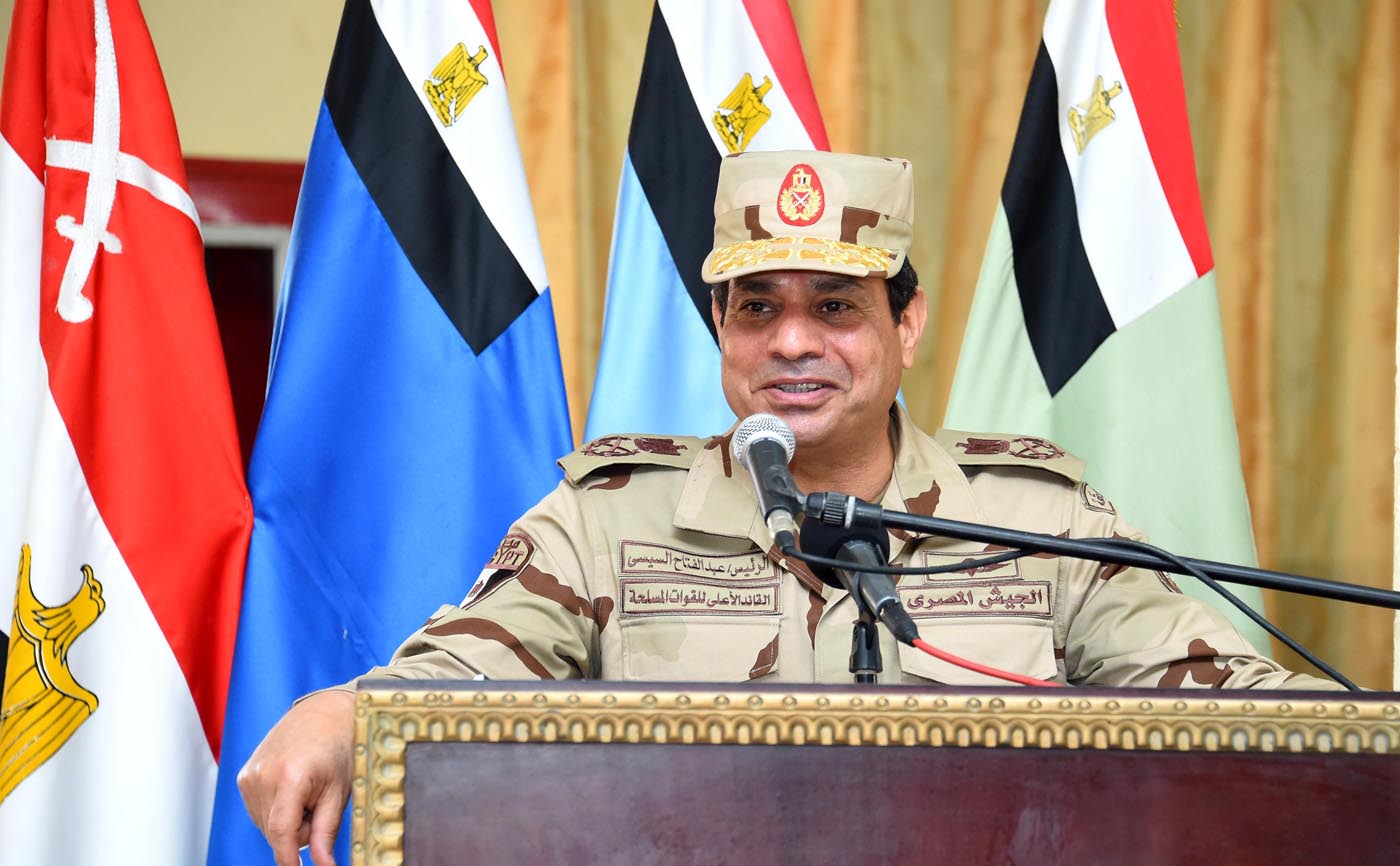 الرئيس المصري عبدالفتاح السيسي يلقي كلمته