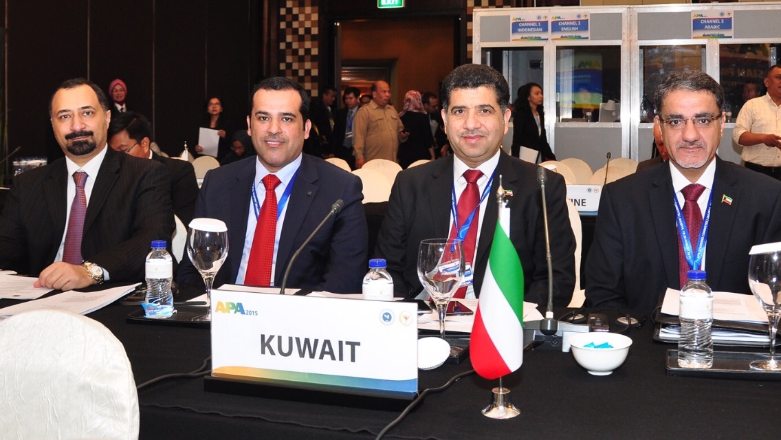 A delegation of the Kuwaiti National Assembly, headed by Dr. Awdah Al-Ruwaie, participated in the (APA) Standing Committee meeting on Economic and Sustainable Development Affairs