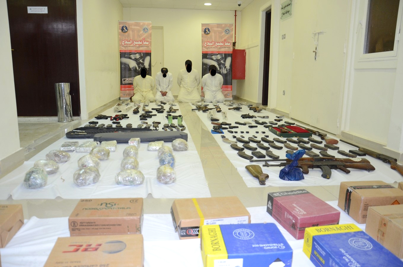 Seized Citizens and unlicensed, illegal weapons