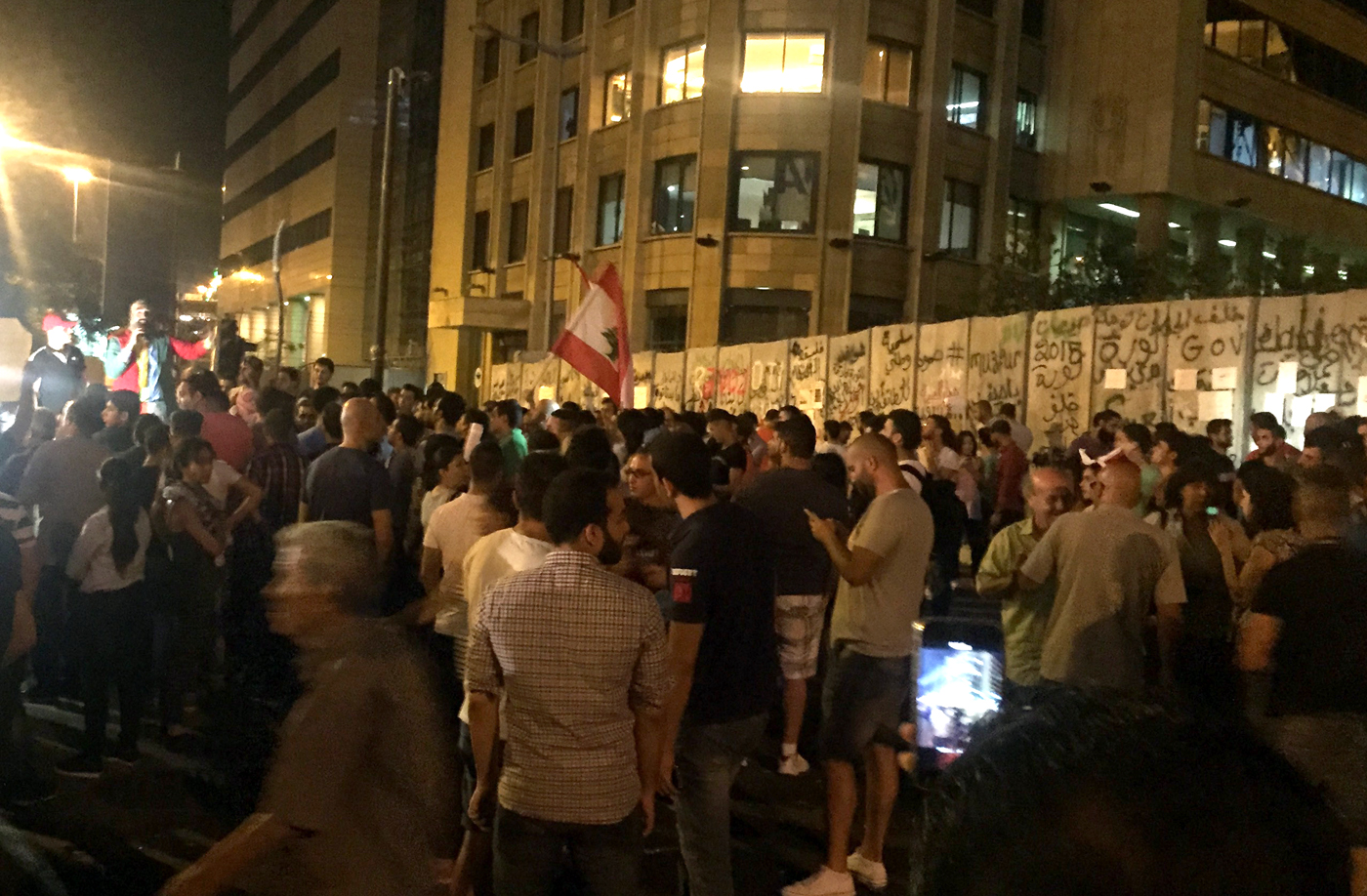 Calm restored downtown Beirut after arrests