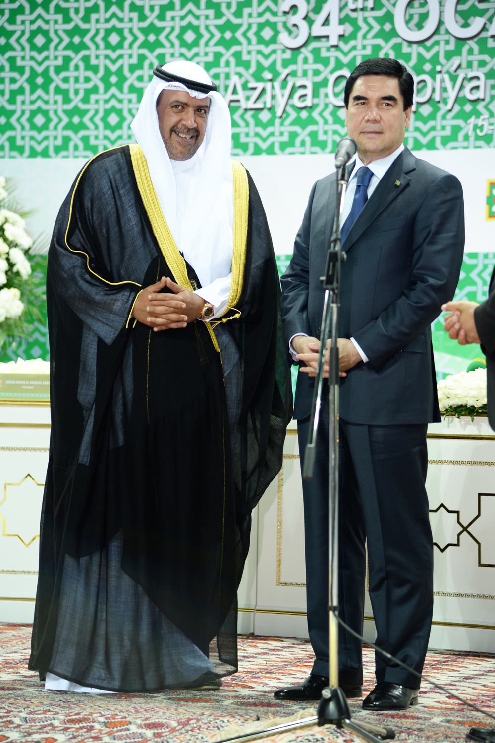 Sheikh Ahmad Al-Fahad Al-Ahmad Al-Sabah as president of the OCA for the 2015-2019 term