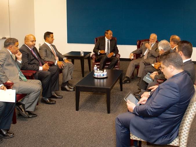 First Deputy Premier and Foreign Minister Sheikh Sabah Khaled Al-Hamad Al-Sabah meets with Iraqi counterpart Ibrahim Al-Jaafari
