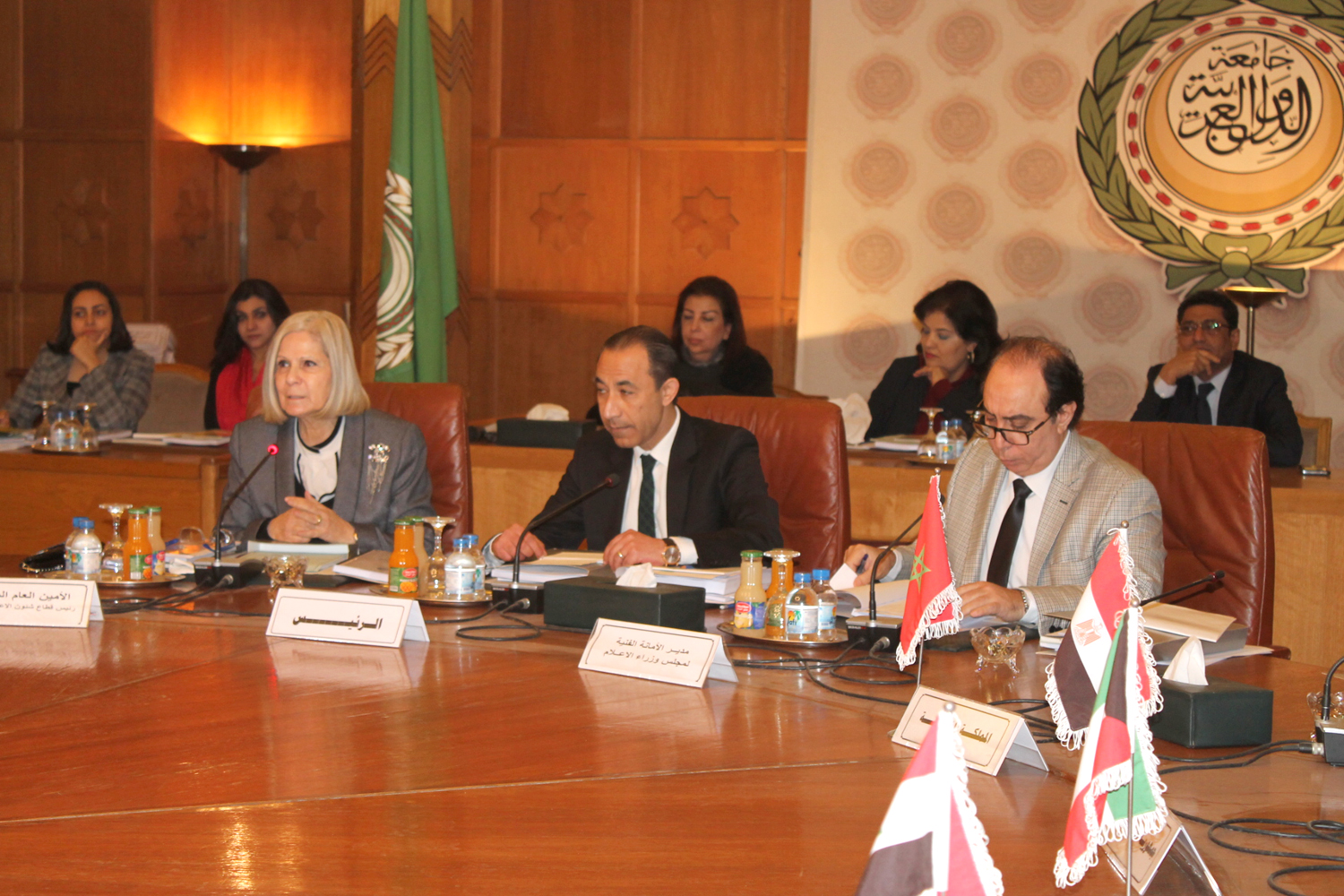 Rehersal meeting for the fourth session of the council of Arab Information Ministers