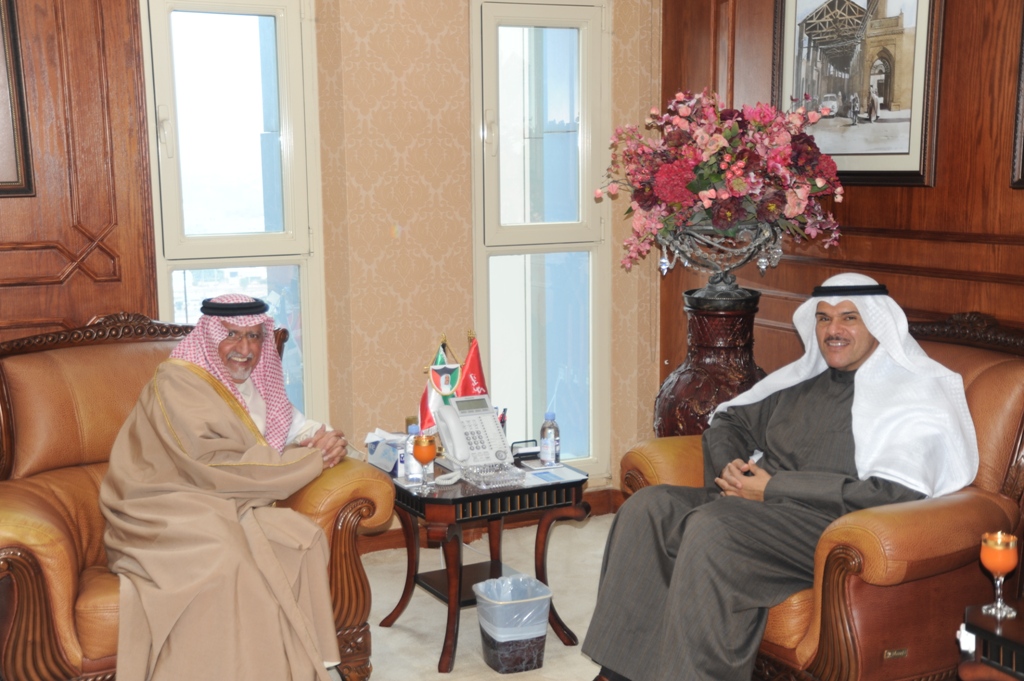 Minister of Information and Minister of State for Youth Affairs Sheikh Salman Sabah Salem Al-Humoud Al-Sabah met on Sunday with a Saudi tourism official