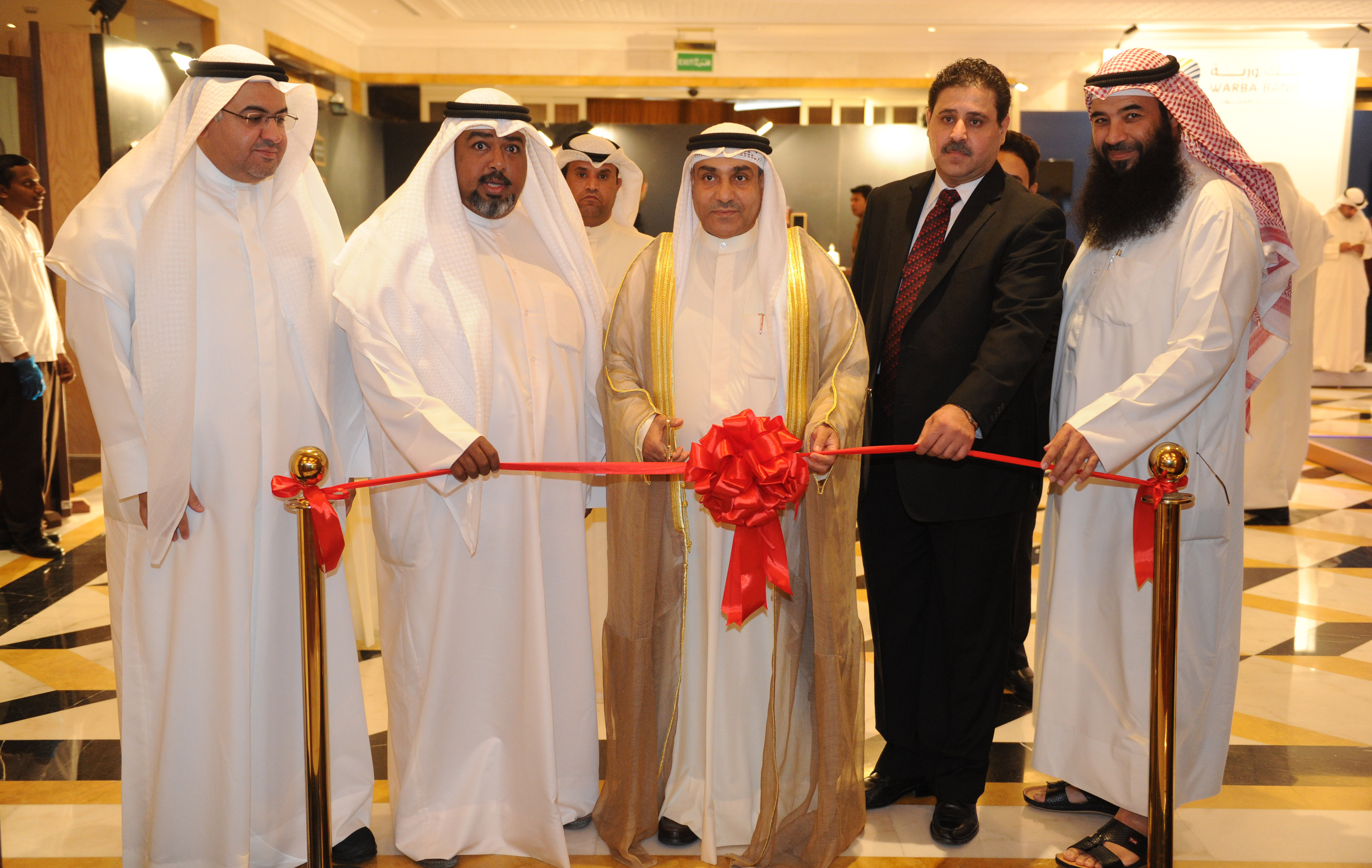 Assistant Undersecretary of Ministry of Commerce and Industry for Technical Affairs and Trade Development Abdullah Al-Enezi opens the 2016 International Finance, Real Estate, and Investment Expo