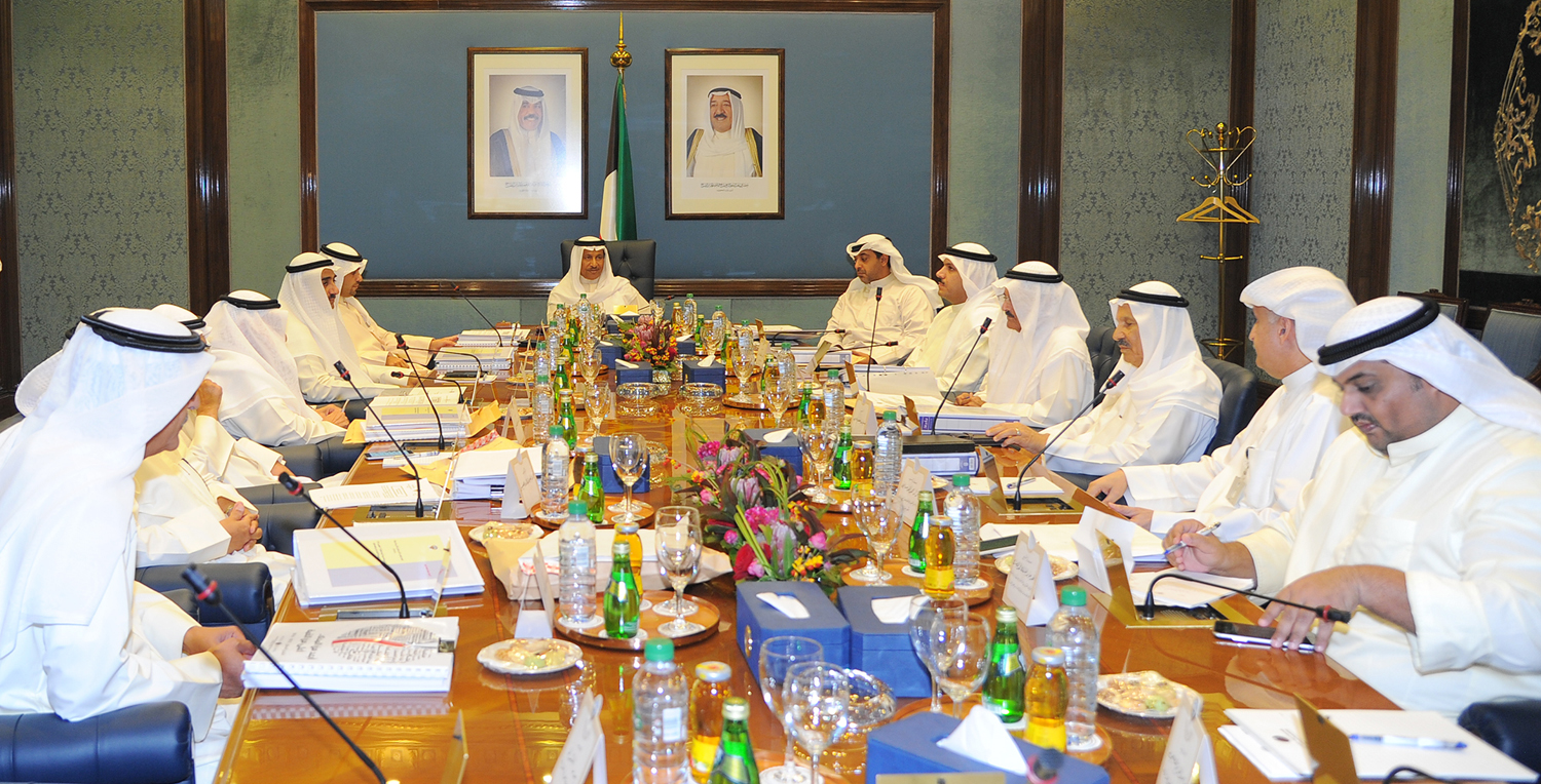 His Highness the Prime Minister Sheikh Jaber Al-Mubarak Al-Hamad Al-Sabah presides the 112th meeting of the Supreme Petroleum Council (SPC)