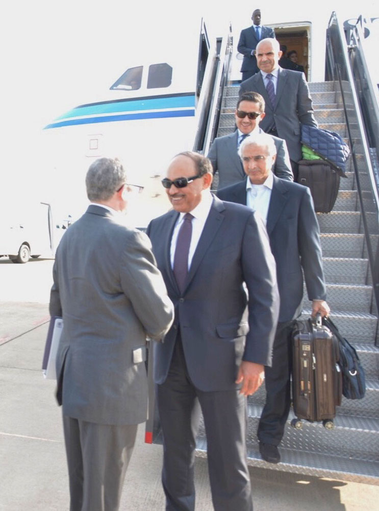 Kuwait's First Deputy Prime Minister and Foreign Minister Sheikh Sabah Khaled Al-Hamad Al-Sabah arrived in Washington