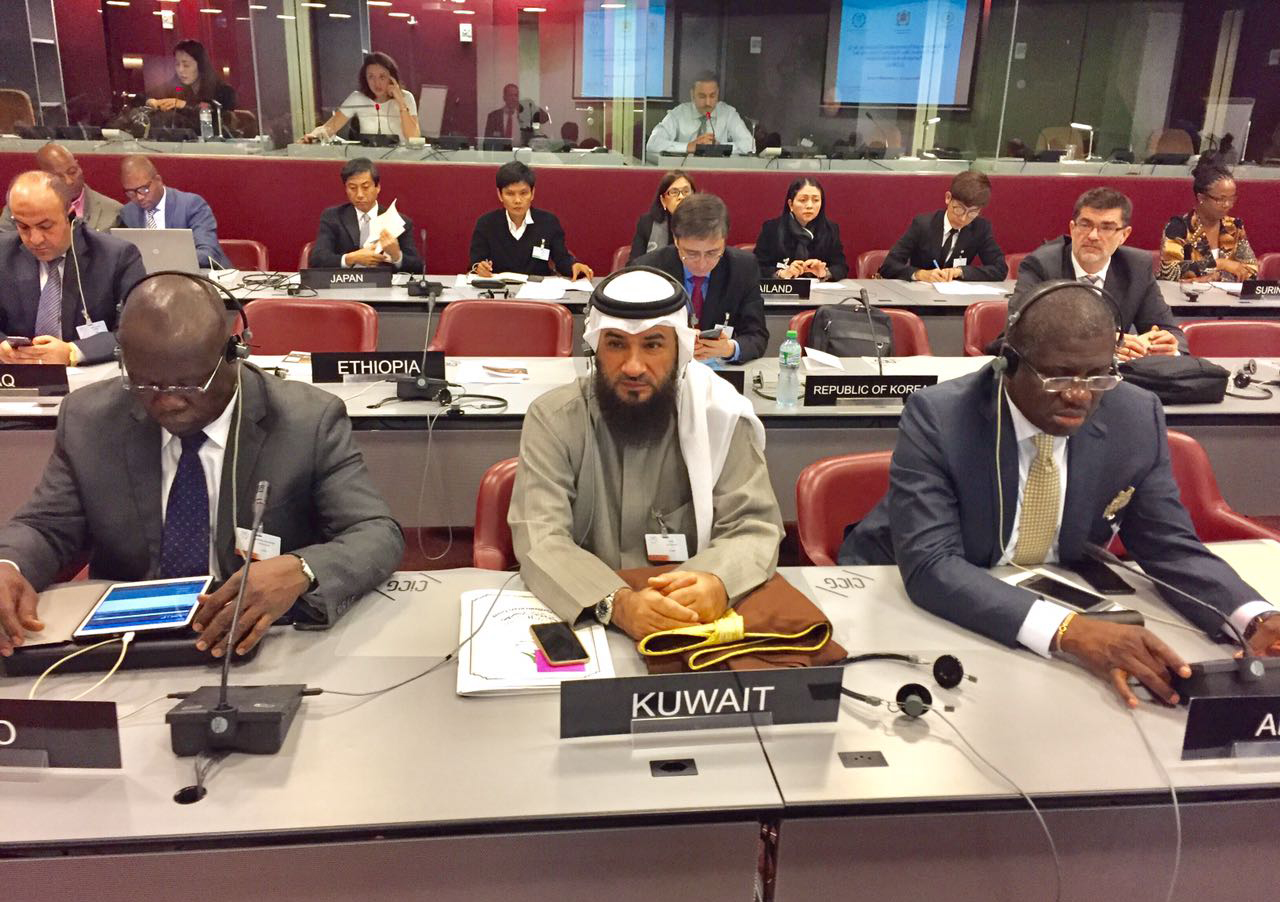 Kuwait National Assembly Secretary General Allam Al-Kanderi during the 135th Inter-Parliamentary Union (IPU) Assembly