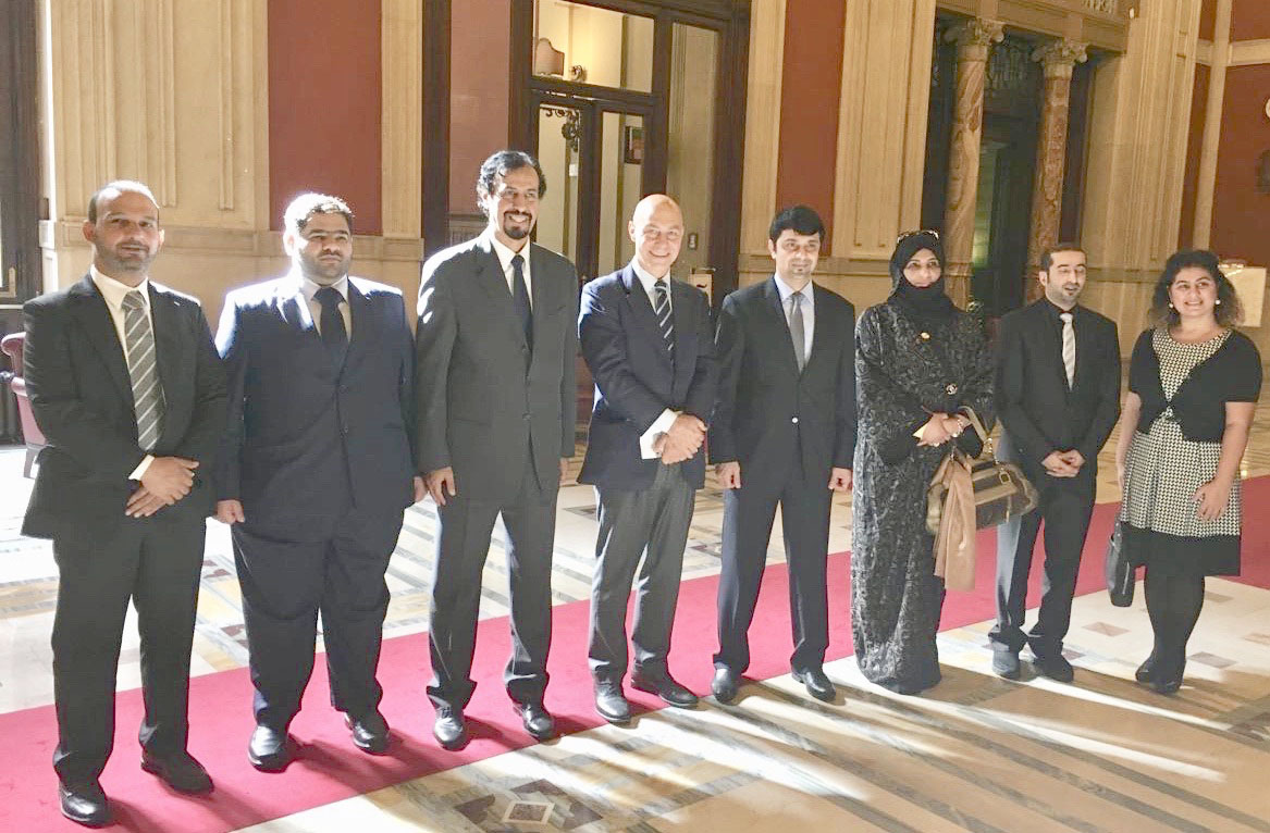 ممثل رئيسة مجلس النواب الايطالي يرحب بالسفير الخالد ووفد اللجنة التحضيرية الخليجية