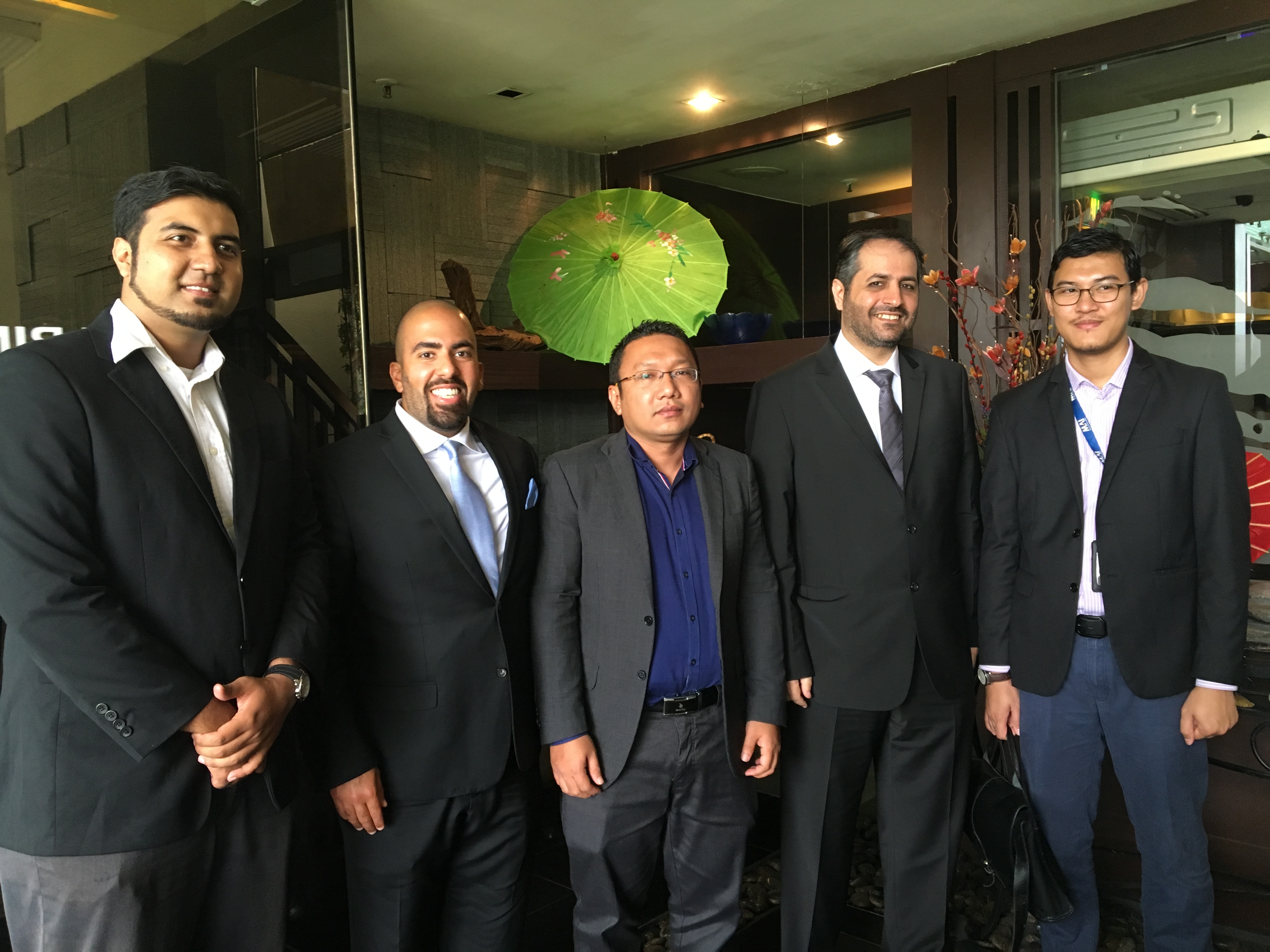 The Kuwaiti delegation headed by secretary general of the Supreme Council for Planning and Development Nayef Al-Shemmari during its visit to Malaysia