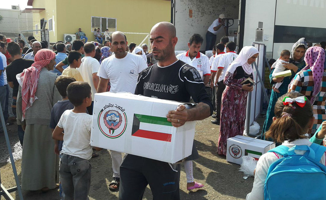 Kuwait offers 1,850 food packages to displaced, refugees in Iraqi Kurdistan