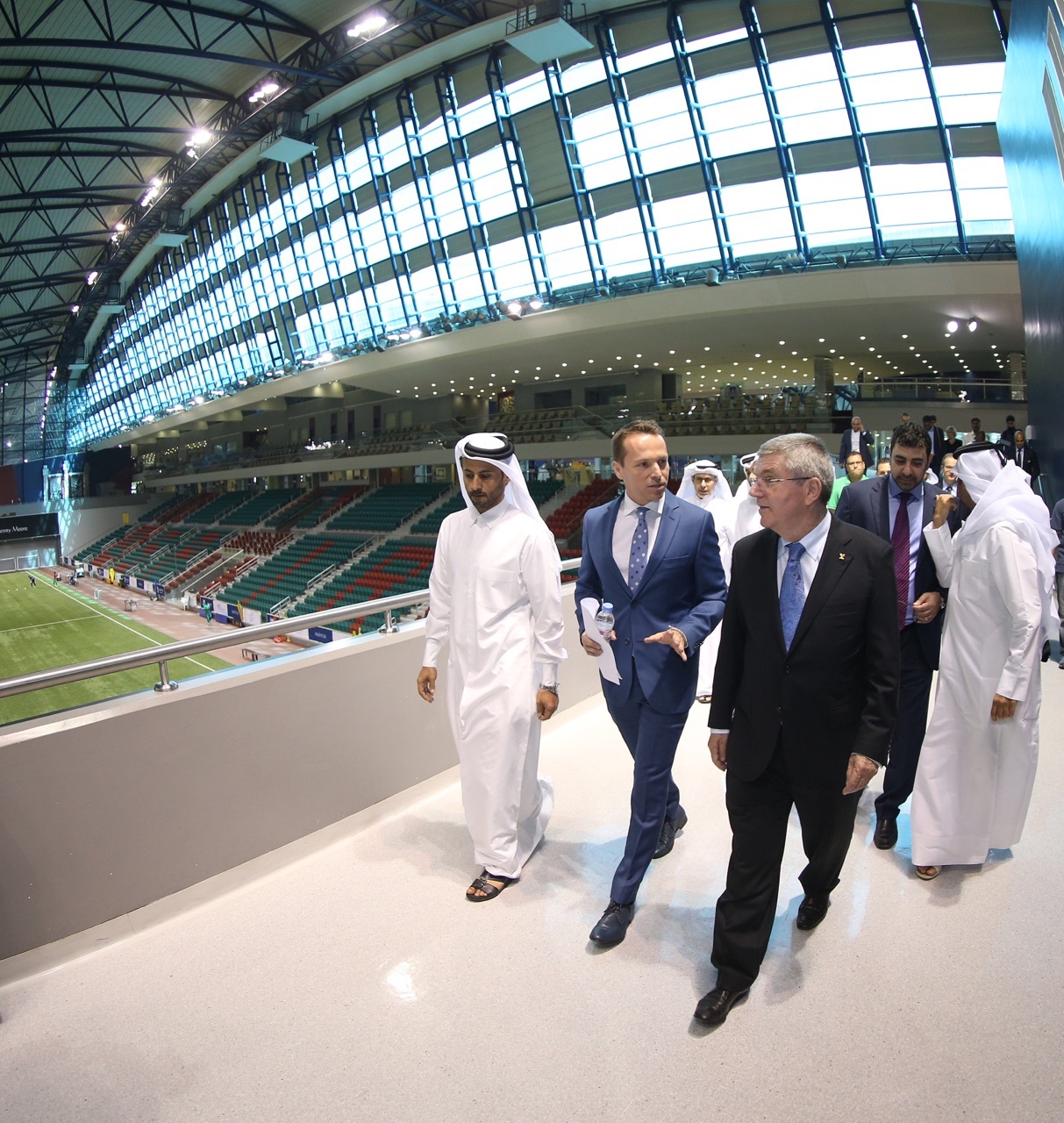 The International Olympic Committee (IOC) President Thomas Bach visits Aspire Academy