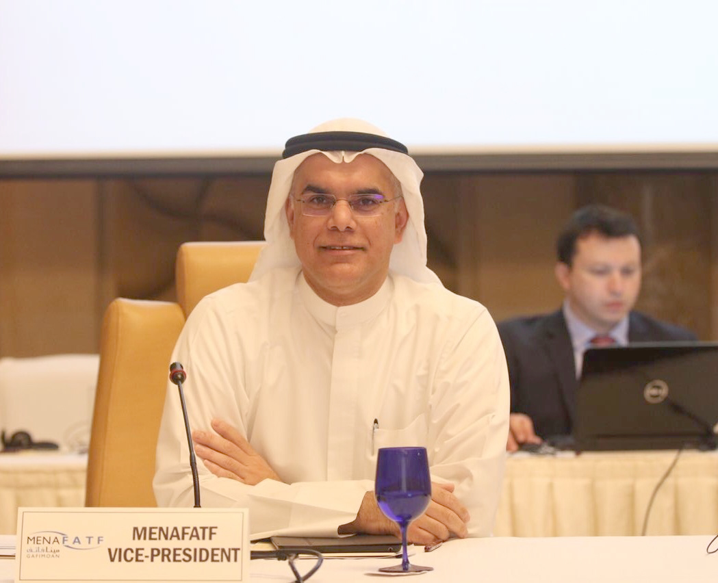 Chairman of the Kuwaiti Financial Intelligence Unit (KWFIU) and President of the National Committee for Anti-Money Laundering and Combating the Financing of Terrorism, Talal Al-Sayegh