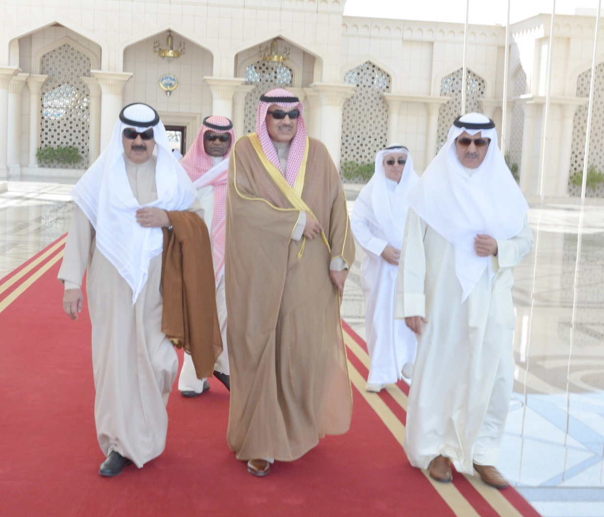 First Deputy Prime Minister and Foreign Minister Sheikh Sabah Al-Khaled Al-Hamad Al-Sabah before his departure to the Republic of Equatorial Guinea