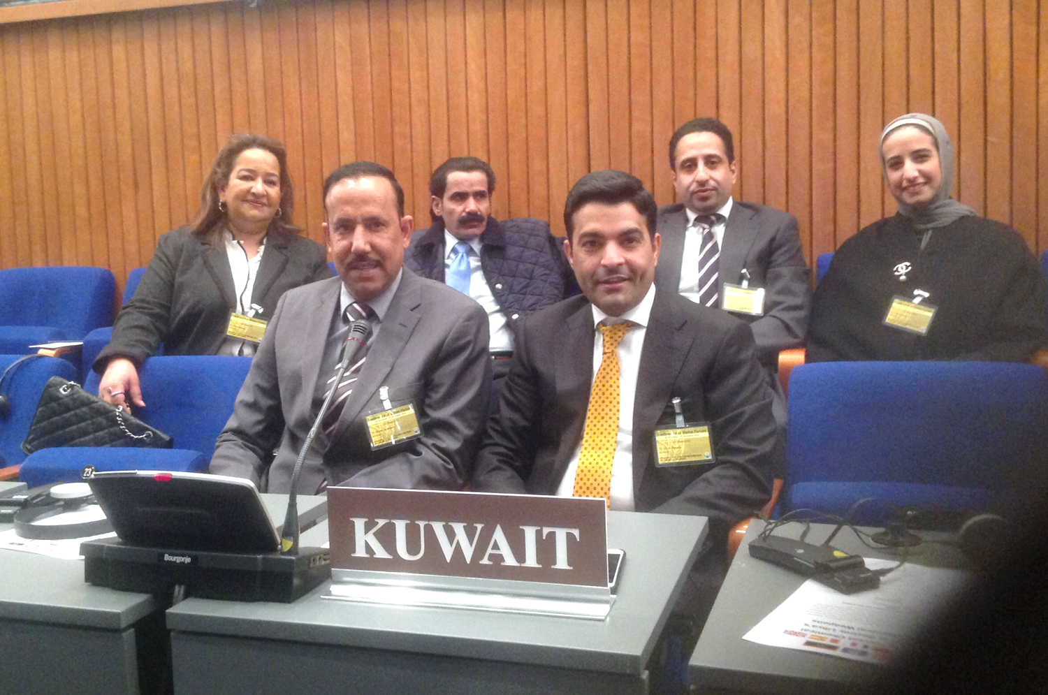Ali Salem Al-Thaidhi, head of the Kuwaiti delegation to the conference of 21st
