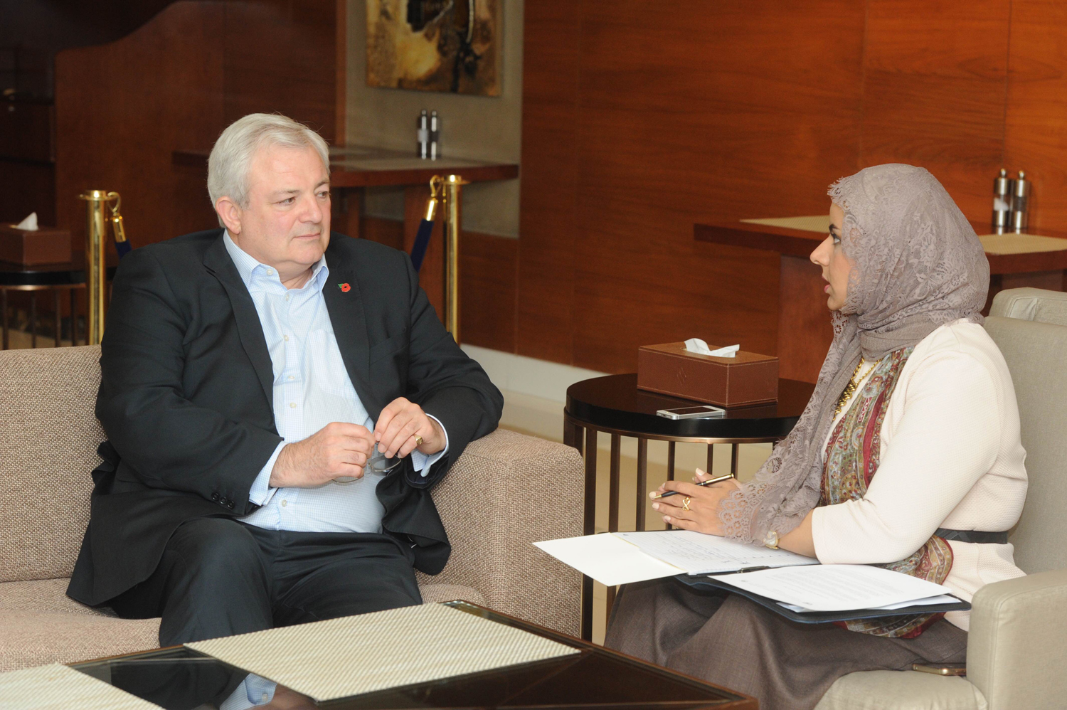 UN Undersecretary General for Humanitarian Affairs and Emergency Relief Coordinator Stephen O'Brien in an interview with Kuwait News Agency (KUNA)