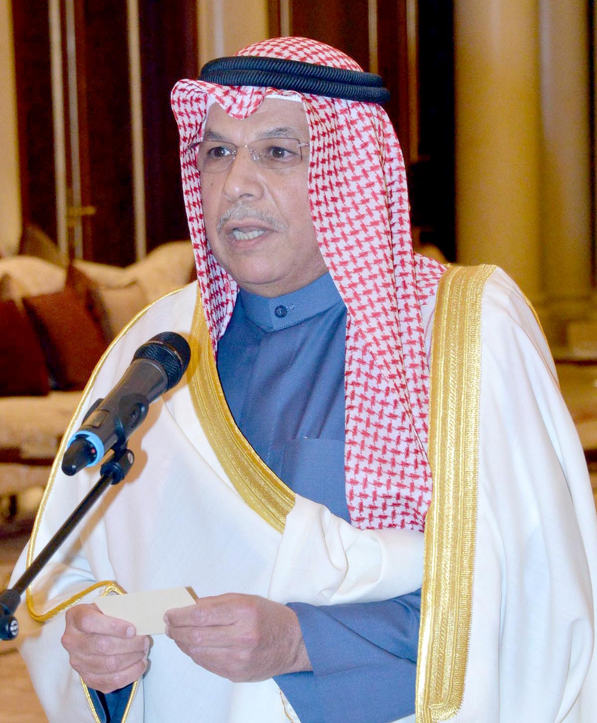Deputy Prime Minister and Minister of Interior Sheikh Khaled Al-Jarrah Al-Sabah