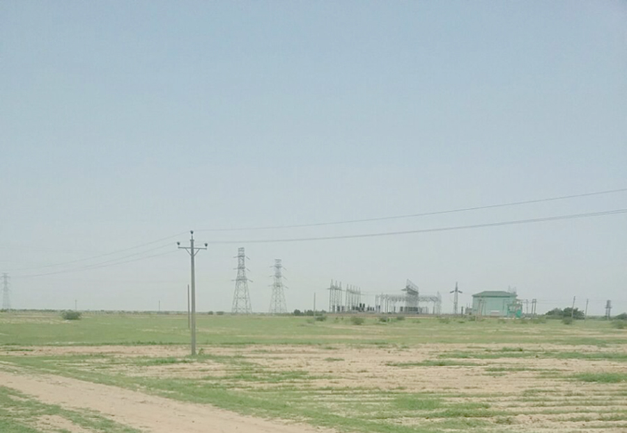 The power grid in the eastern province of Sudan 