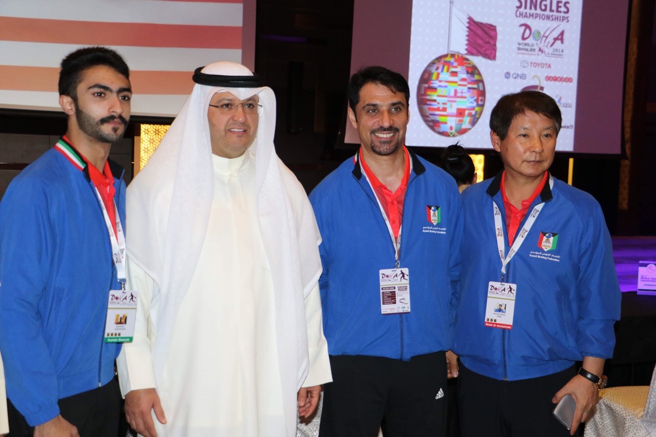 Chairman of the Asian and International Bowling Federations Sheikh Talal Mohammad Al-Sabah during opening ceremony of the 2nd World Bowling Singles Championship