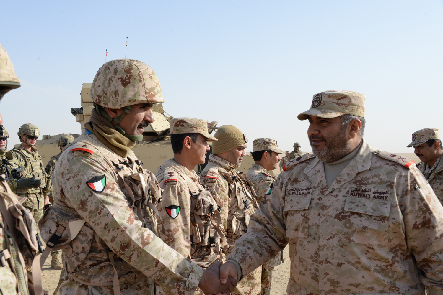 Commander of the Kuwaiti Ground Forces Maj. Gen. Sheikh Khaled Saleh Al-Sabah