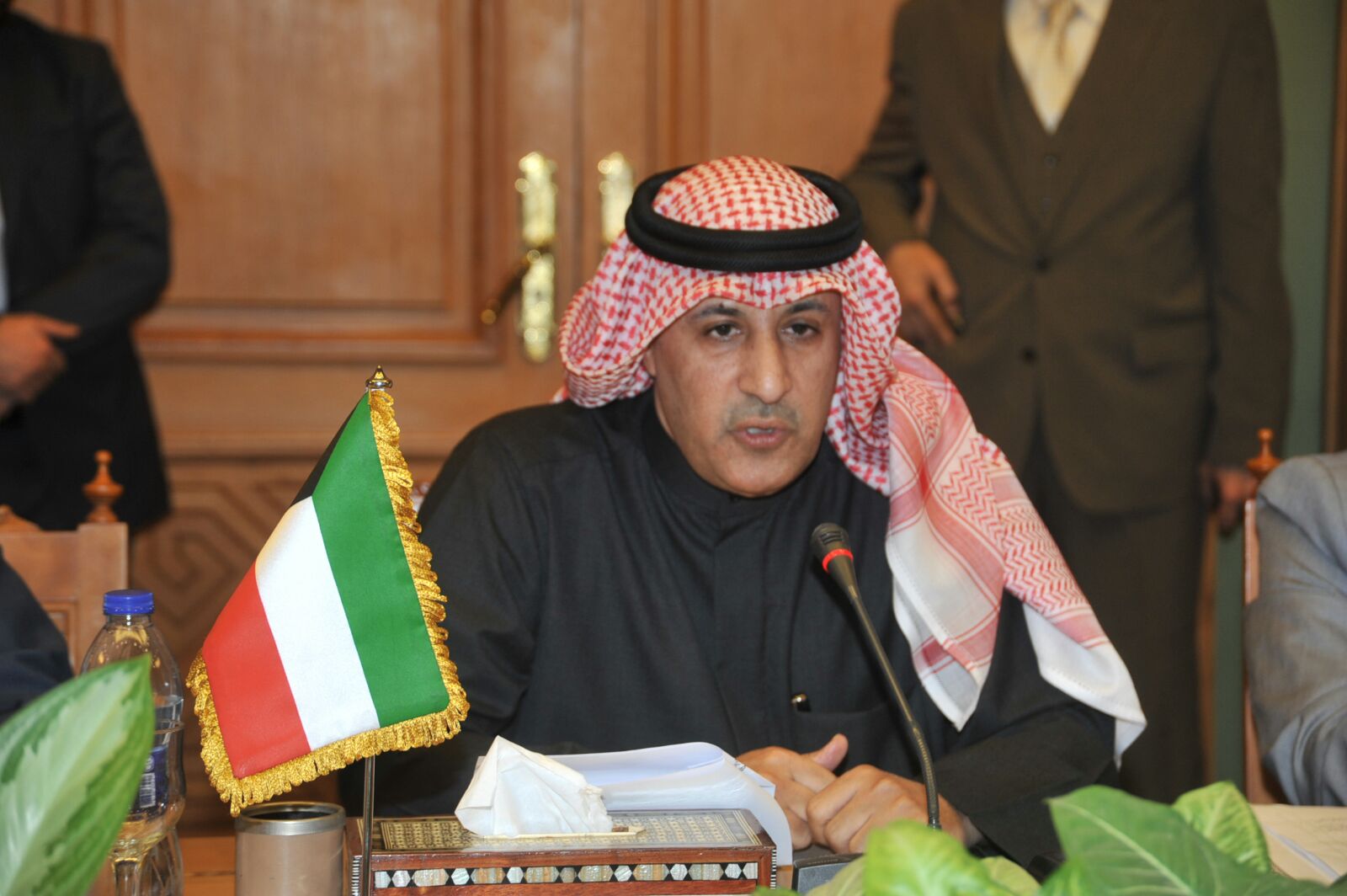 Assistant Foreign Minister of Kuwait for Arab world Ambassador Aziz Al-Daihani