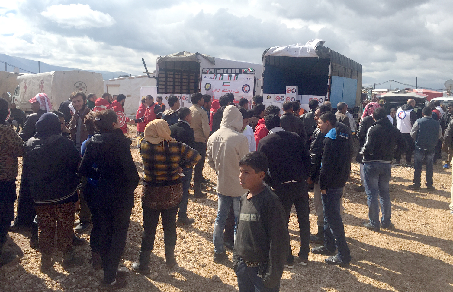 KRCS continues delivering aid to Syrian refugees in Lebanon